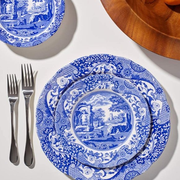 Spode Kitchen Spode Blue Italian Soup Bowls Set Of 4 9inch Soup